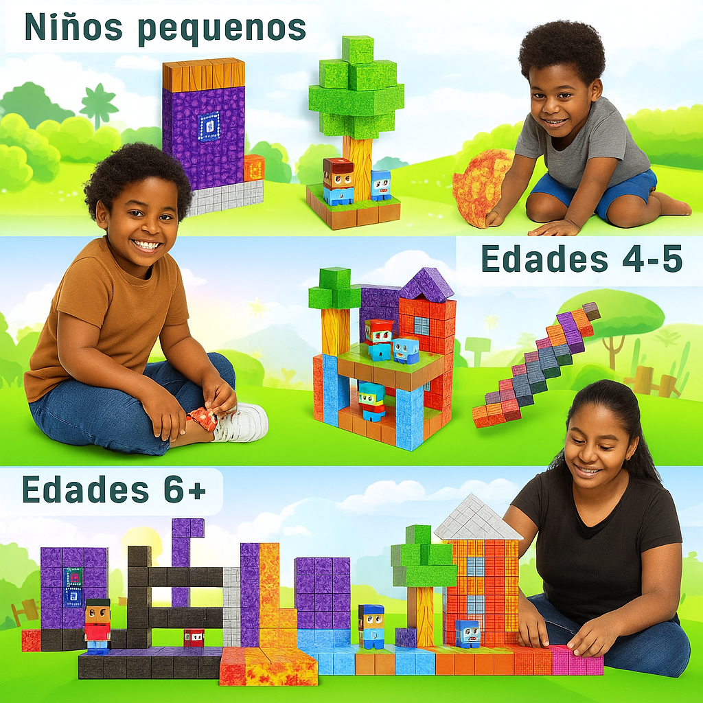 Bloques magnéticos de Minecraft