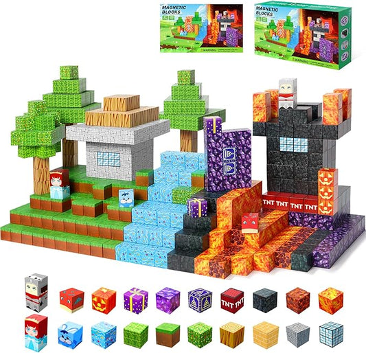 Bloques magnéticos de Minecraft
