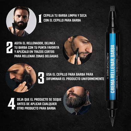 Lapiz para Perfilar y Rellenar Barba