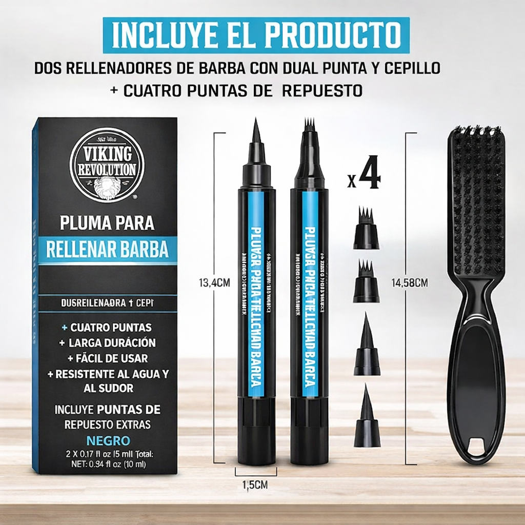 Lapiz para Perfilar y Rellenar Barba